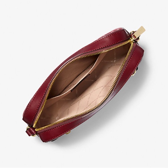 Jet Set Large Metallic Logo Jacquard Crossbody Bag NWT - Picture 4 of 4